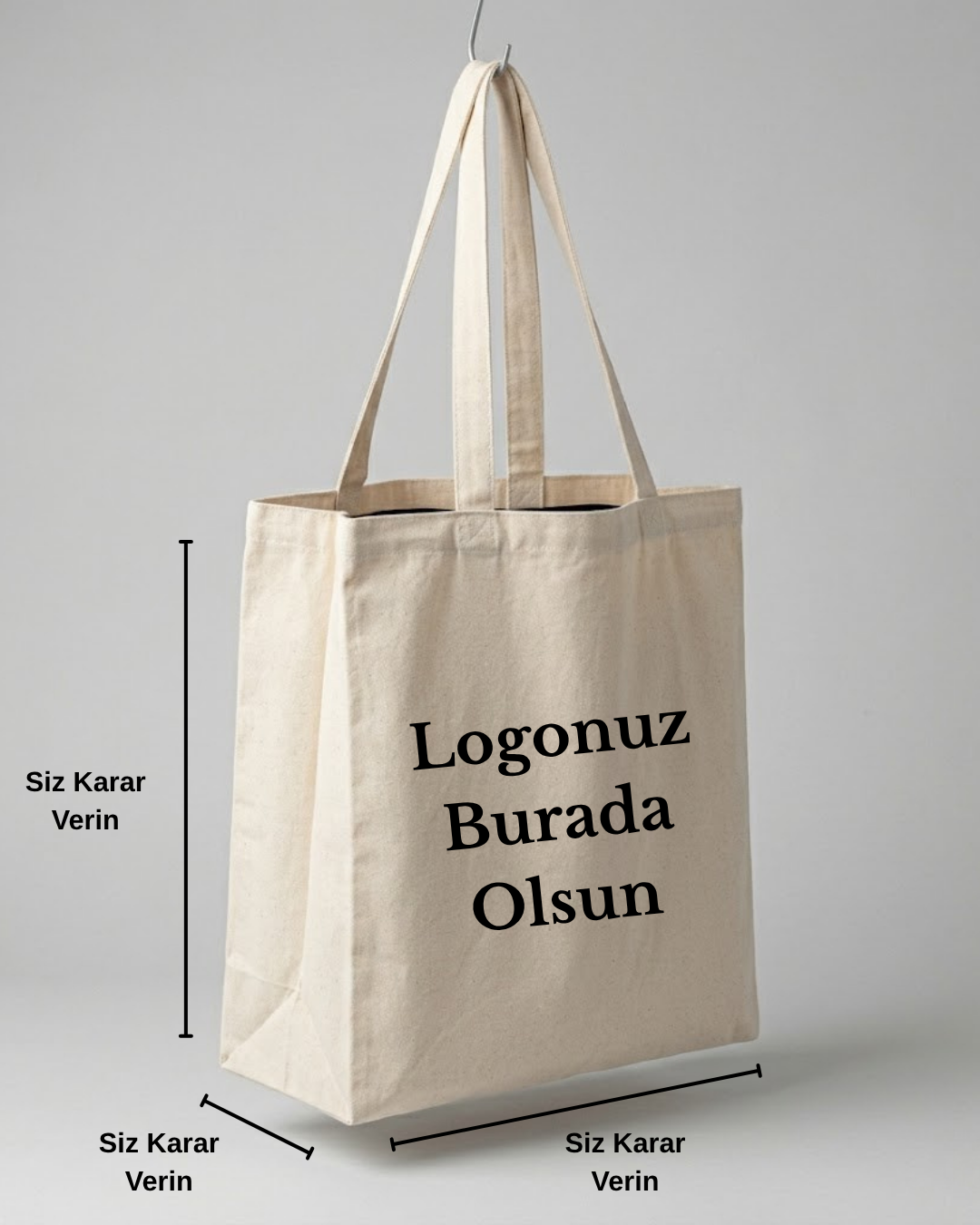 Özel ölçü körüklü ham bez çanta - toplu üretim %100 pamuk